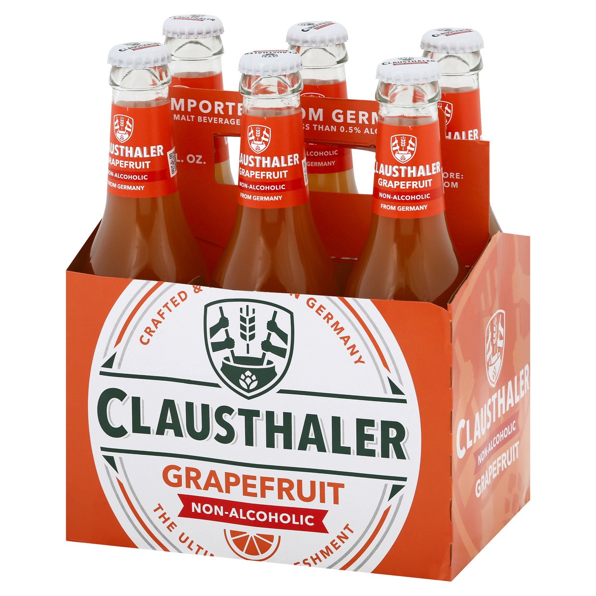 slide 9 of 9, Clausthaler Grapefruit Na - 6 ct; 12 fl oz, 6 ct; 12 fl oz