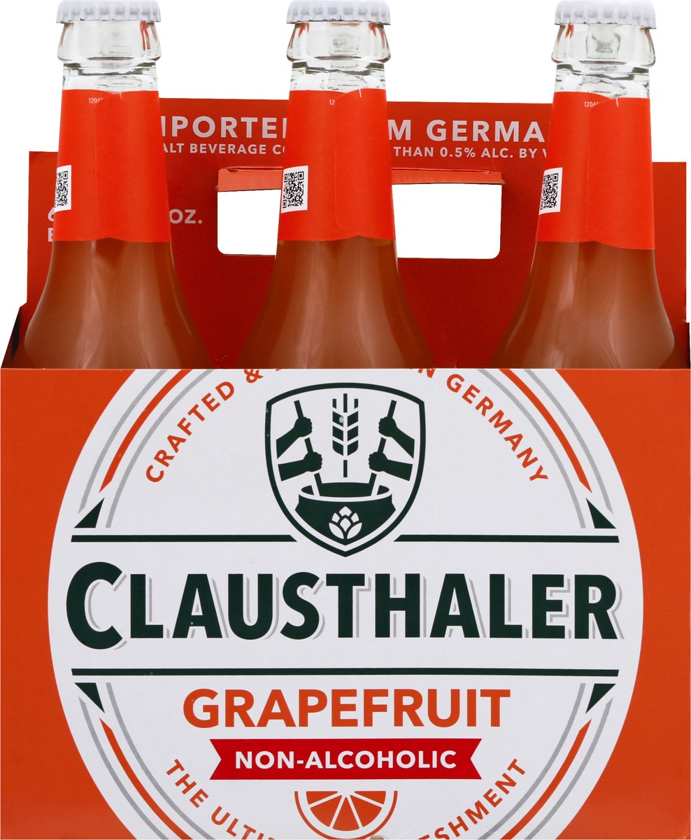 slide 6 of 9, Clausthaler Grapefruit Na - 6 ct; 12 fl oz, 6 ct; 12 fl oz