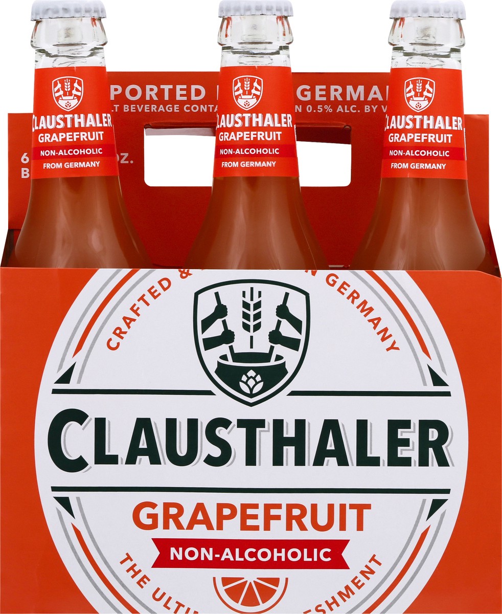 slide 8 of 9, Clausthaler Grapefruit Na - 6 ct; 12 fl oz, 6 ct; 12 fl oz