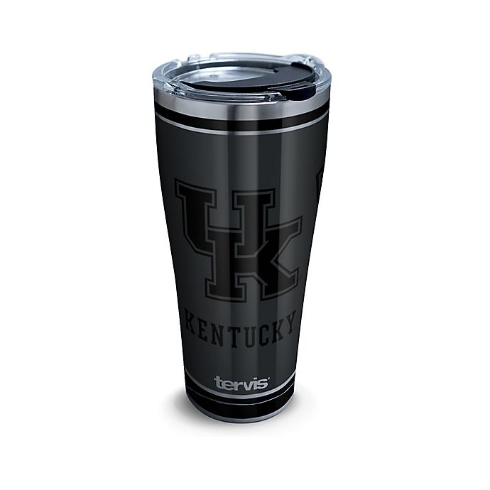 slide 1 of 1, NCAA Tervis University of Kentucky Blackout Stainless Steel Tumbler with Lid, 30 oz