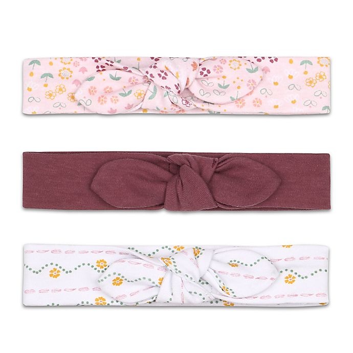 slide 1 of 1, The Peanutshell Happy Hippie Floral Headbands, 3 ct