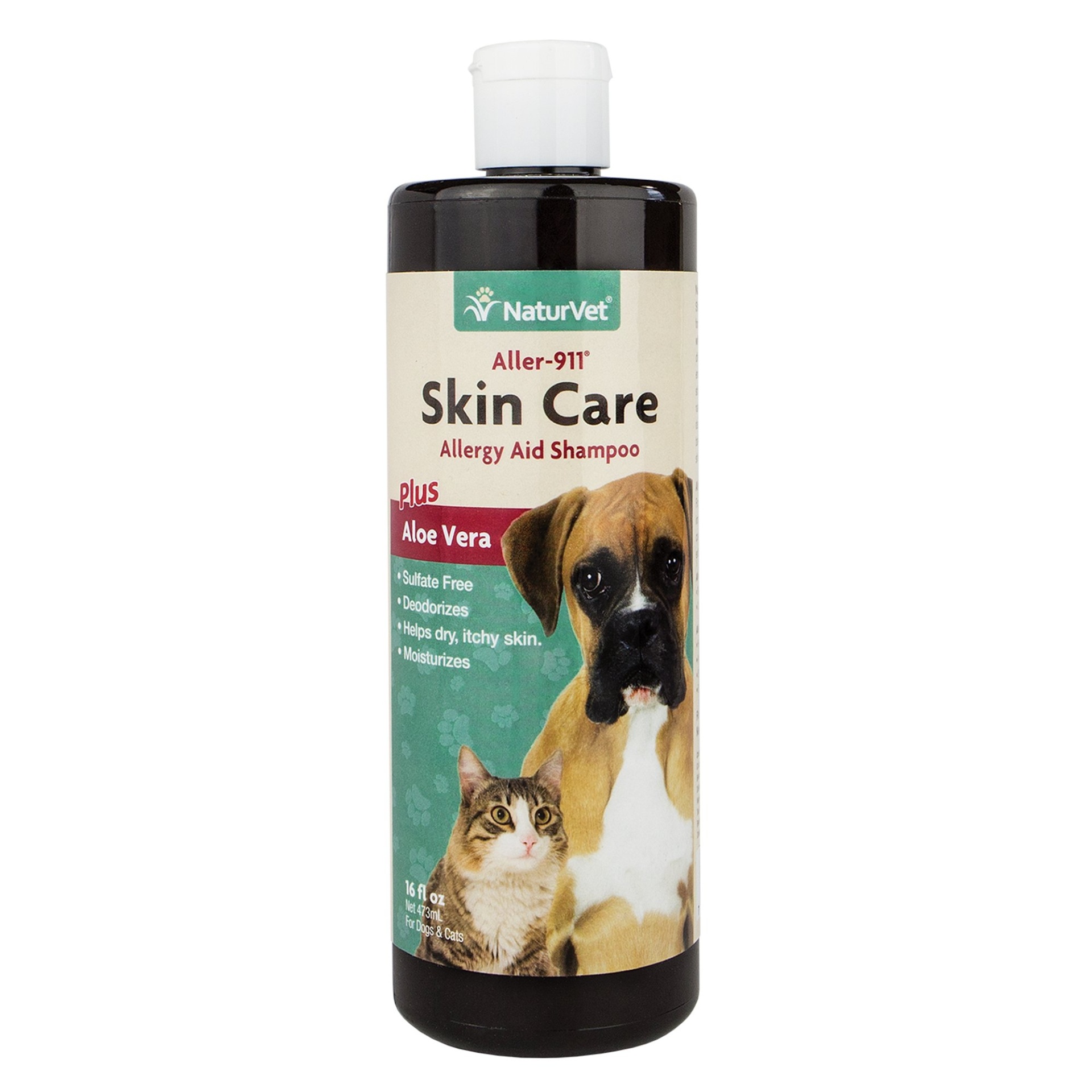 slide 1 of 1, NaturVet Aller-911 Skin Care Shampoo, 16 fl oz