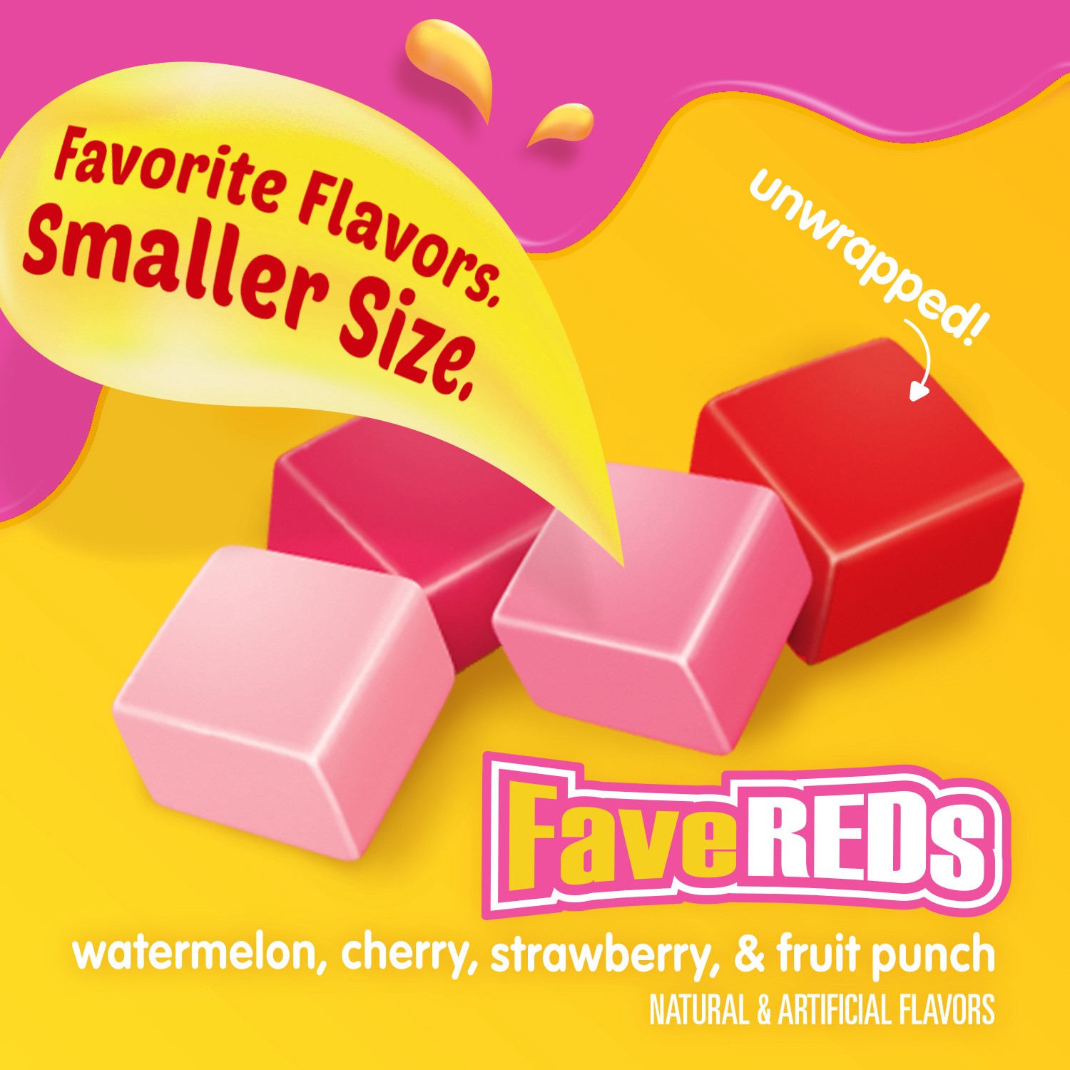 slide 7 of 8, STARBURST Favereds Fruit Chewy Candy Grab N Go, 8 oz Bag, 8 oz