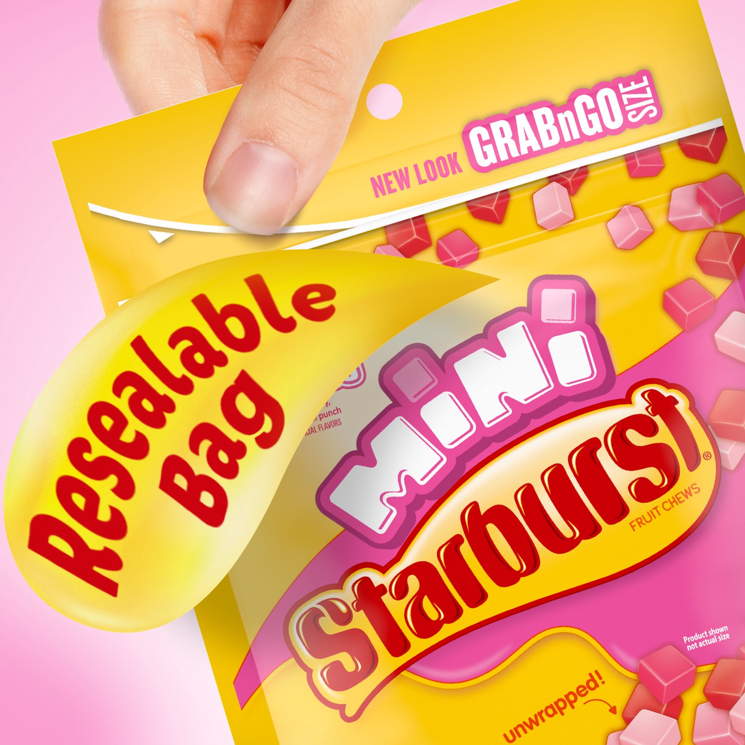 slide 4 of 8, STARBURST Favereds Fruit Chewy Candy Grab N Go, 8 oz Bag, 8 oz