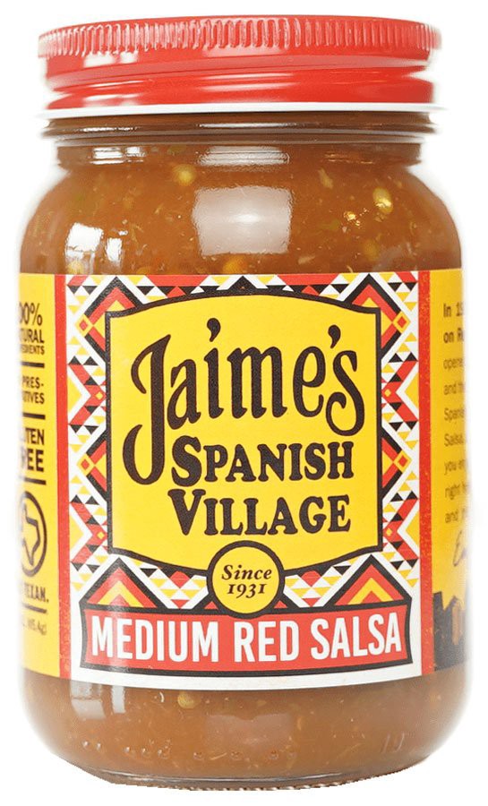 slide 1 of 1, Jaime's Spanish Village Medium Red Salsa, 16 oz