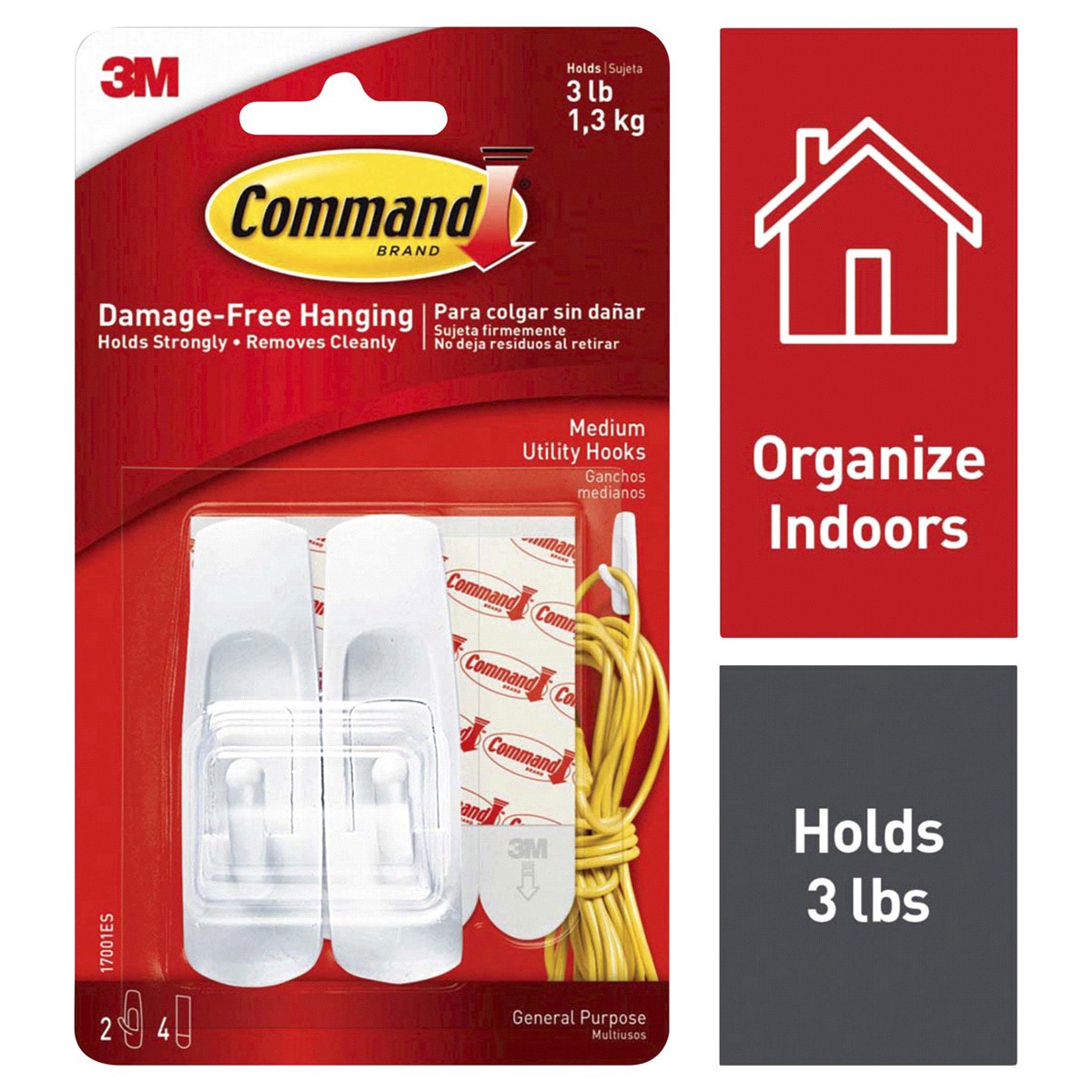 slide 1 of 29, Command General Purpose Utility Hooks Medium 1 ea, 1 ct