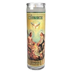 Reed Brilux Oracion Religious Candle - White Wax