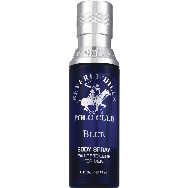 slide 1 of 1, BEVERLY HILLS POLO CLUB Bhpc Blue 6Oz Body Spray, 6 oz