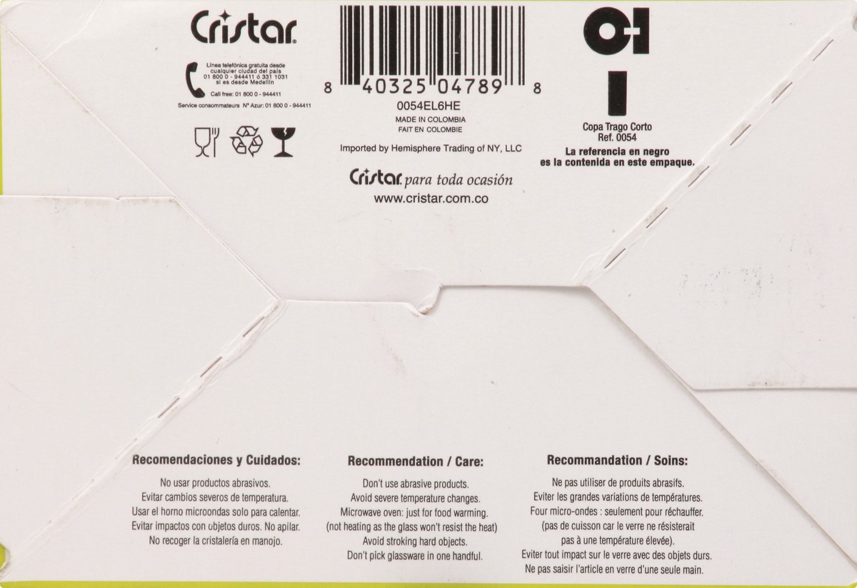 slide 6 of 9, Cristar Tequila Shooter 6 ea, 6 ct