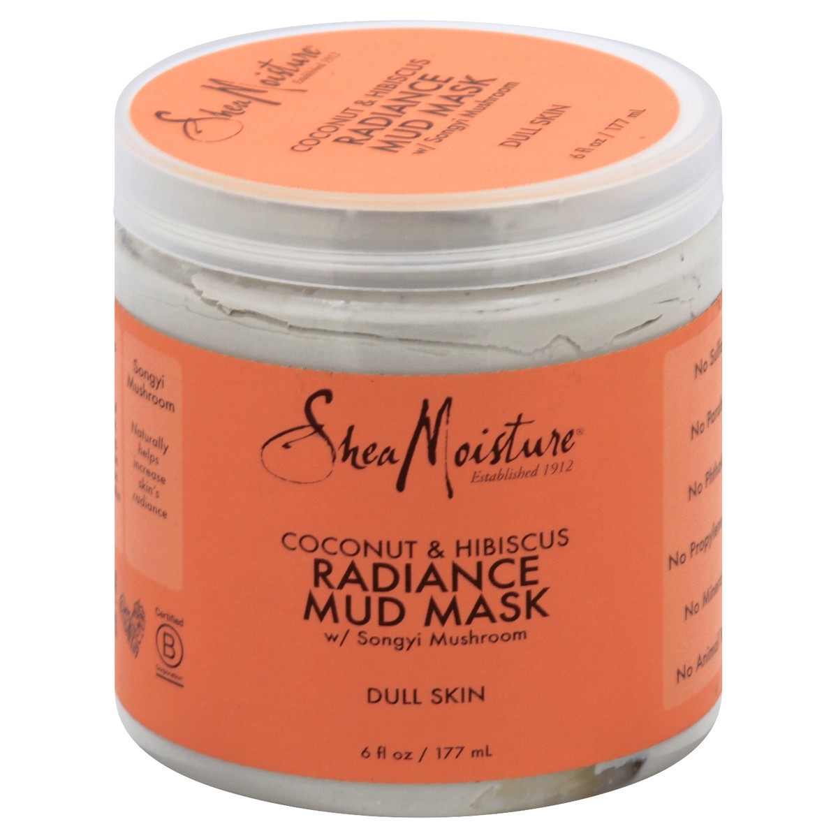 slide 3 of 8, SheaMoisture Radiance Mud Mask 6 oz, 6 oz