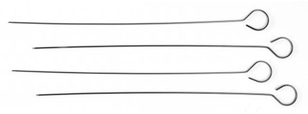 slide 1 of 1, HD Designs Outdoors Chrome Kabob Skewers - 4 Pack, 13.3 in