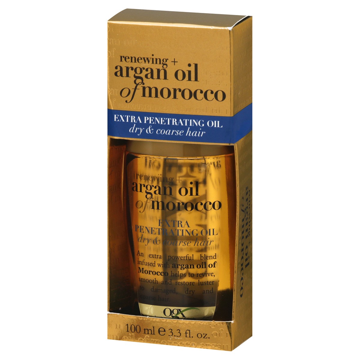 slide 6 of 9, OGX Renewing + Argan Oil of Morocco Extra Penetrating Oil 3.3 fl oz, 3.3 fl oz