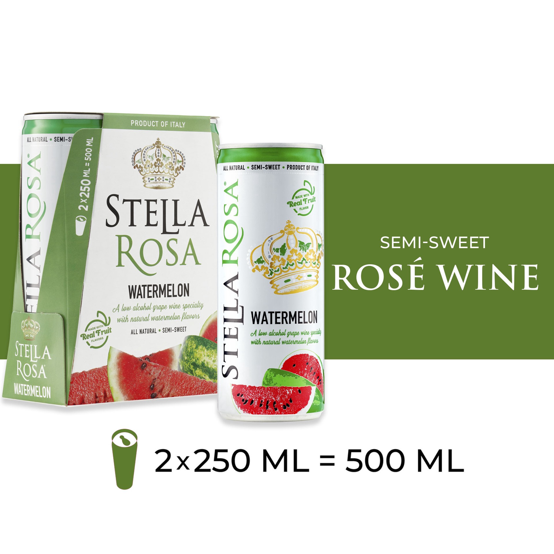 slide 7 of 10, Stella Rosa Moscato Watermelon Wine 2Pk, 500 ml