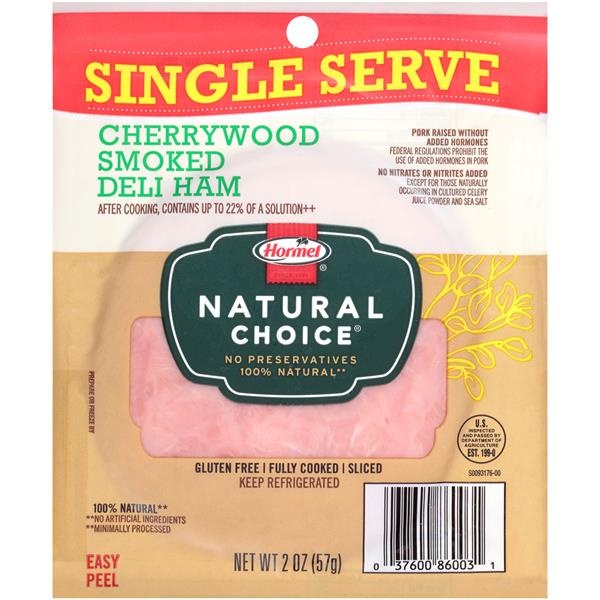 slide 1 of 8, Hormel Cherrywood Smoked Deli Ham, 2 oz