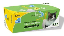 Van Ness Cat Pan Liners, Drawstring, Large, Valu-Pak