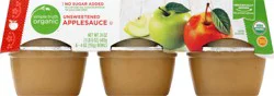 Simple Truth Organic Unsweetened Applesauce 6 ea
