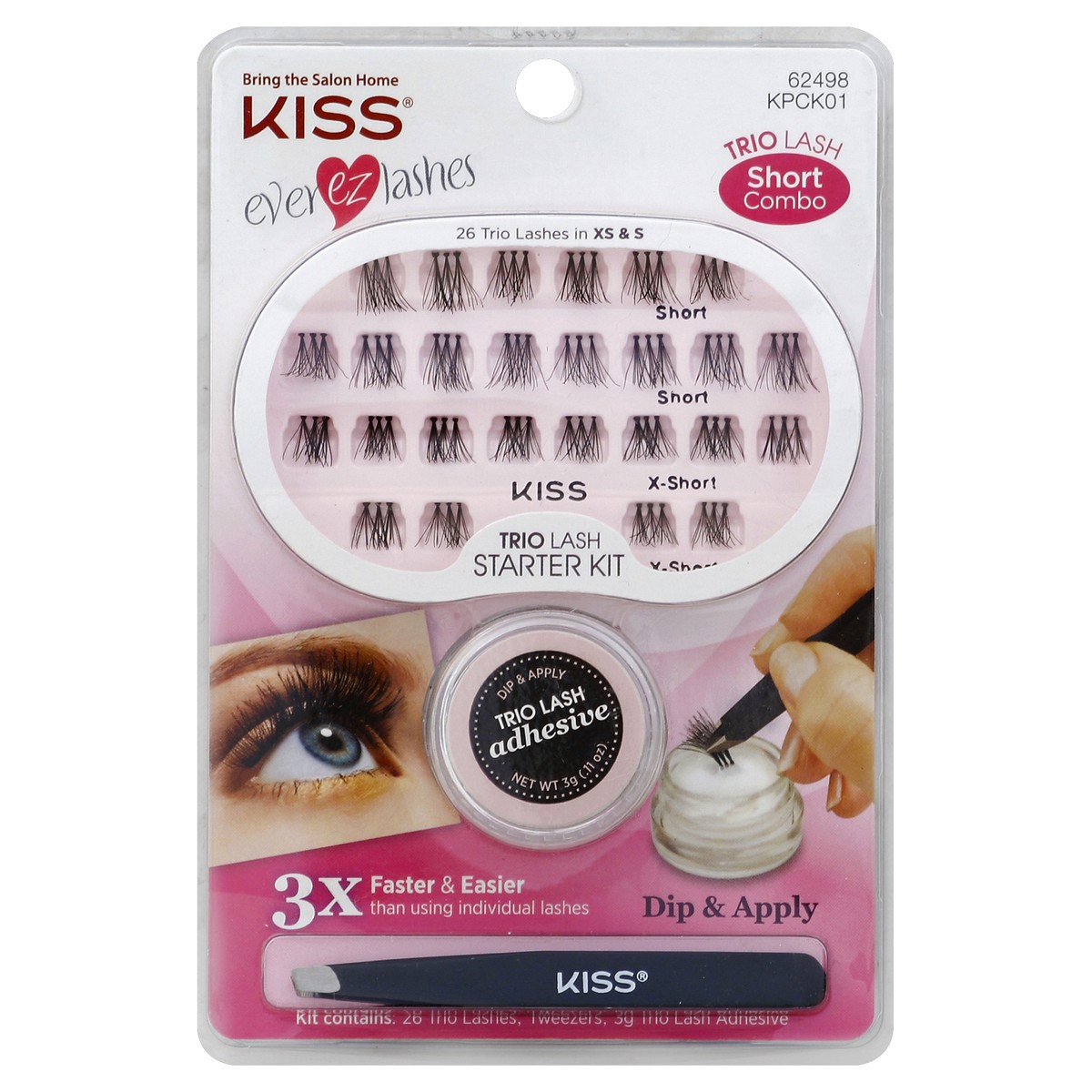 slide 2 of 3, Kiss Lash Starter Kit 1 ea, 1 ct