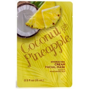 slide 1 of 1, CVS Health Coconut And Pineapple Hydrating Cream Facial Mask, 0.5 oz