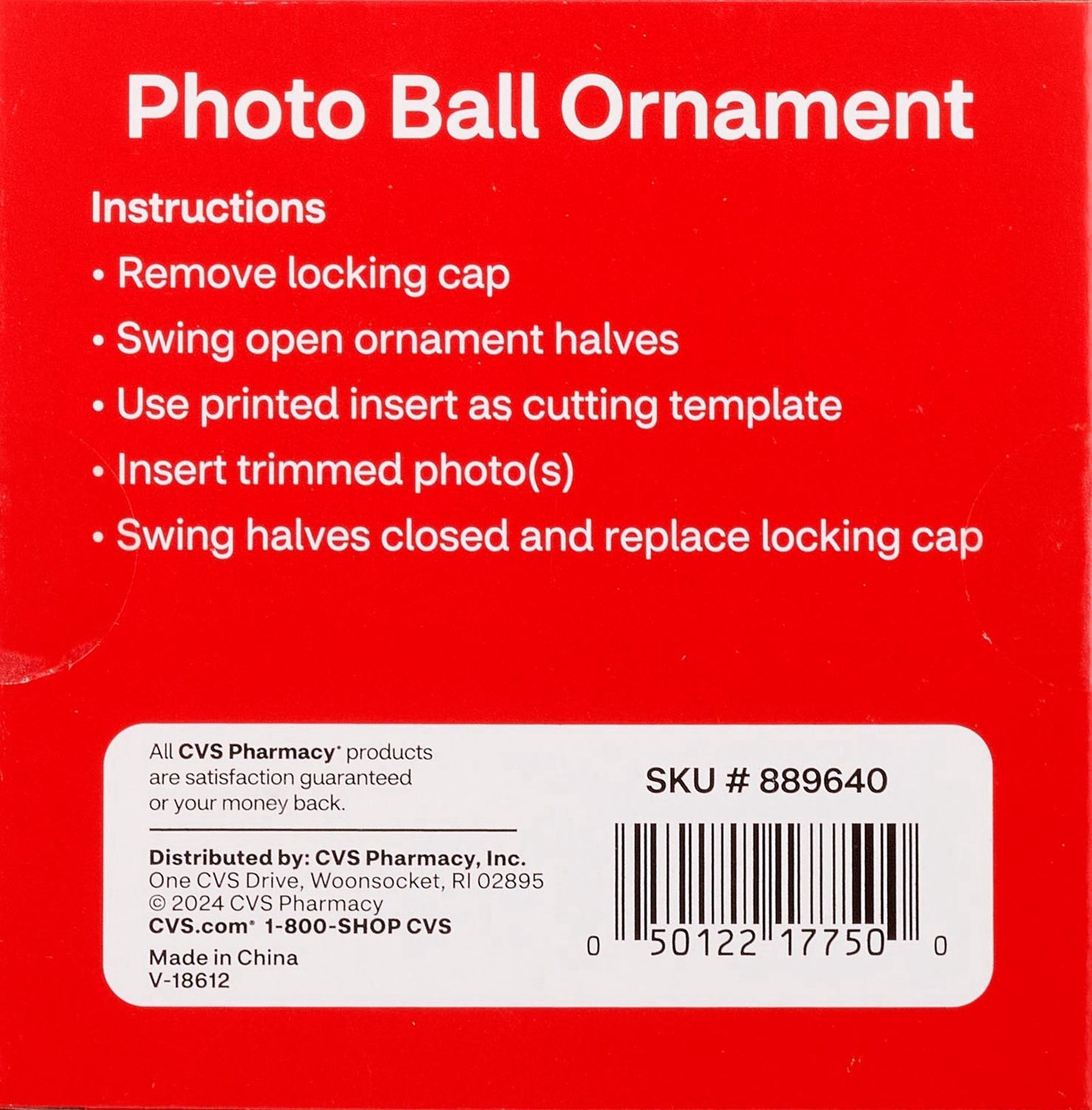 slide 3 of 3, MERRY BRITE Photo Ball Ornament, 1 ct