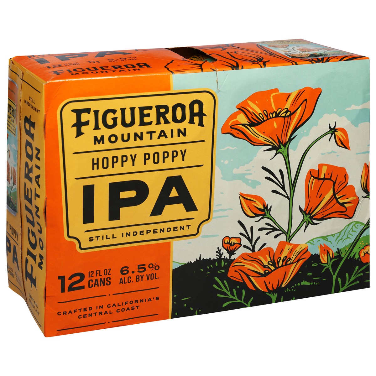 slide 7 of 9, Figueroa Mountain IPA Hoppy Poppy Beer 12 - 12 fl oz Cans, 12 ct