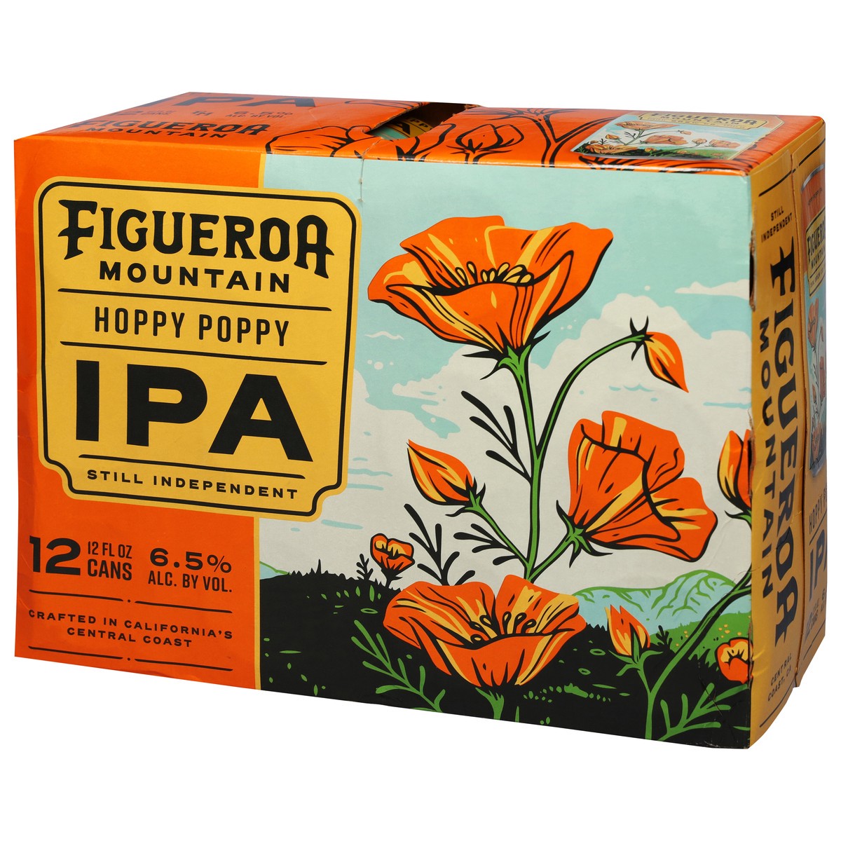 slide 3 of 9, Figueroa Mountain IPA Hoppy Poppy Beer 12 - 12 fl oz Cans, 12 ct