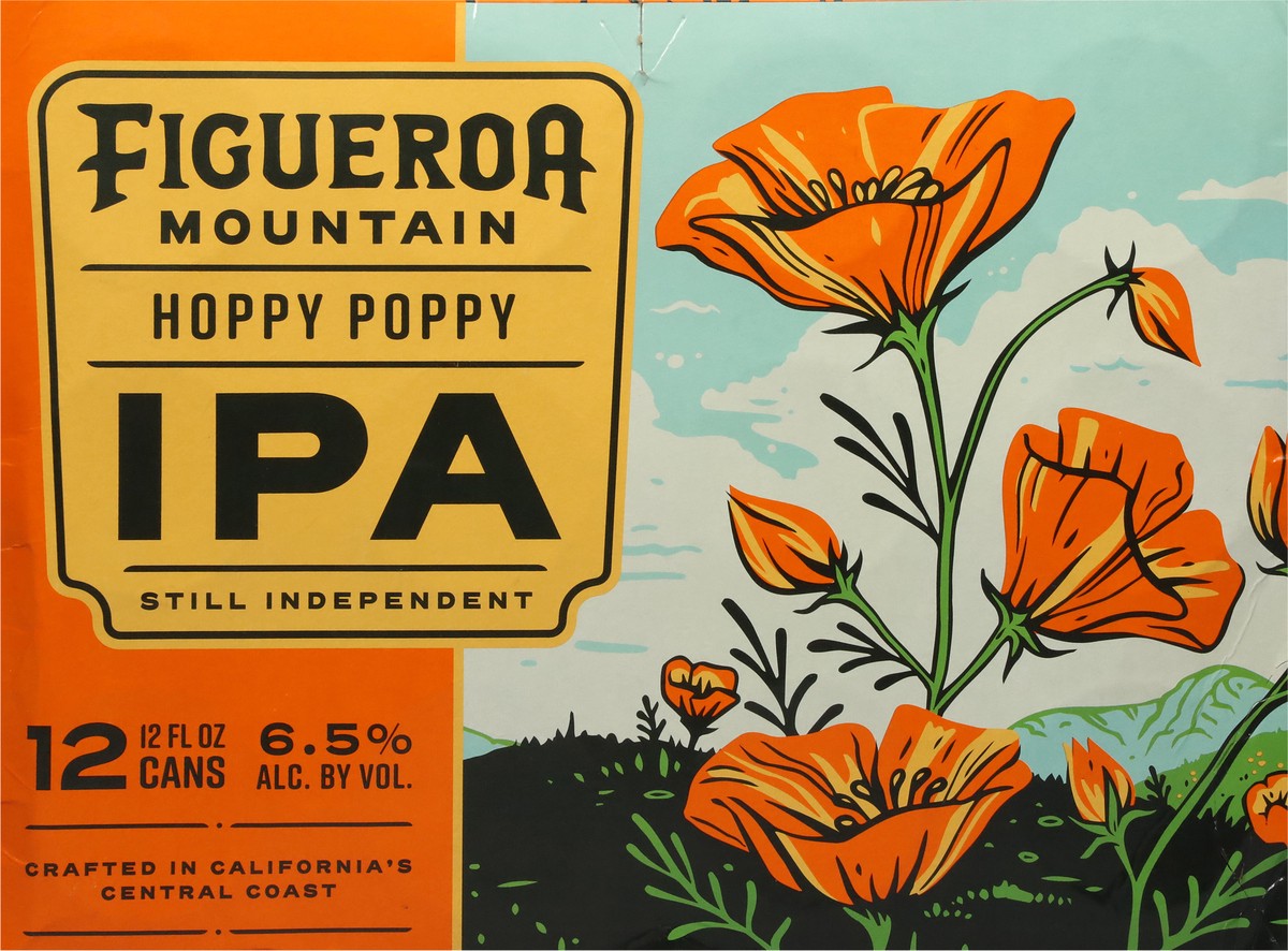 slide 9 of 9, Figueroa Mountain IPA Hoppy Poppy Beer 12 - 12 fl oz Cans, 12 ct