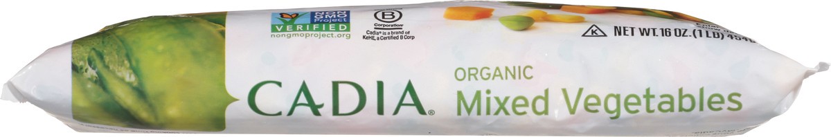 slide 12 of 13, Cadia Organic Mixed Vegetables 16 oz, 16 oz