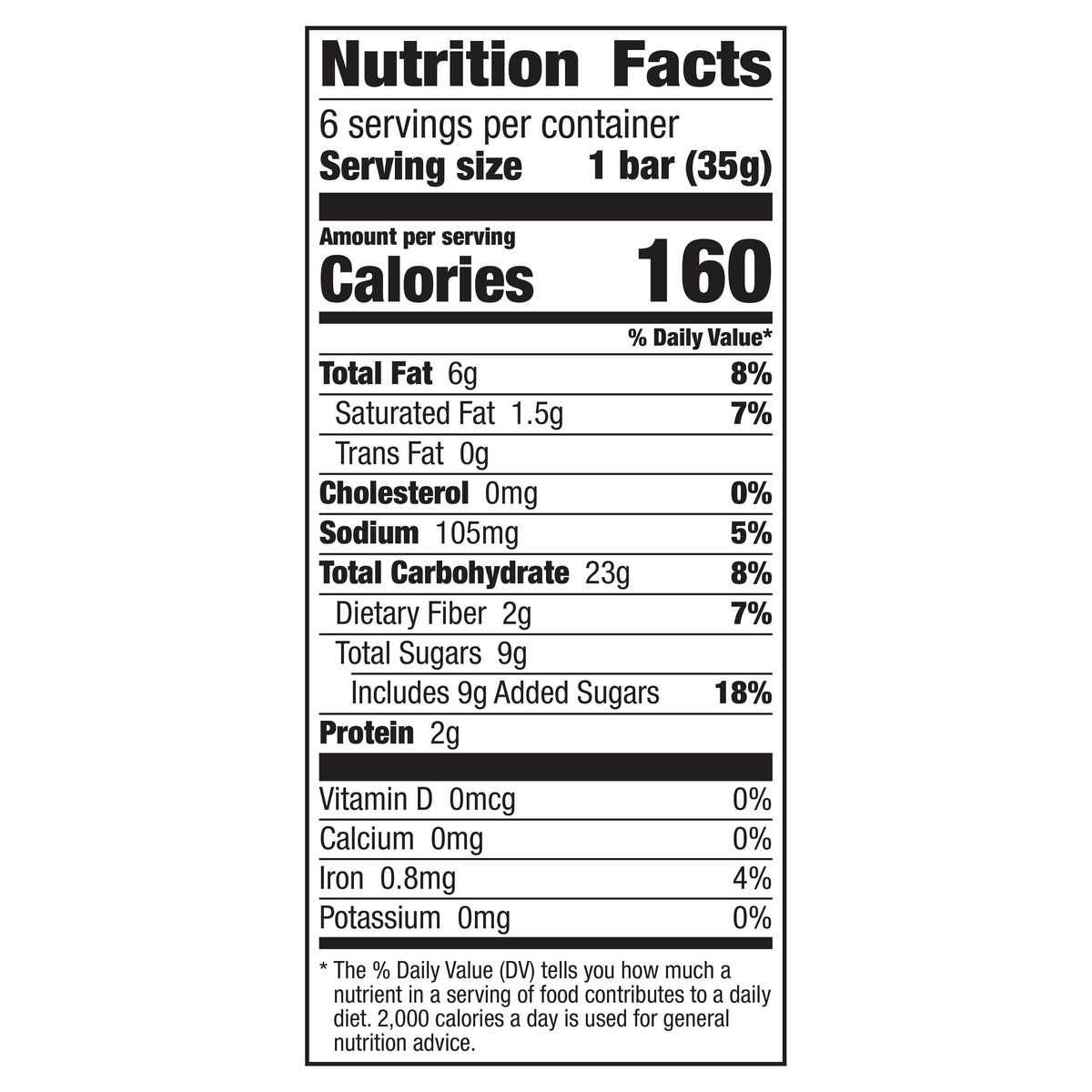 slide 4 of 12, Cascadian Farm Organic 6 Pack Oats & Chocolate Soft Baked Squares 6 ea, 6 ct; 1.24 oz