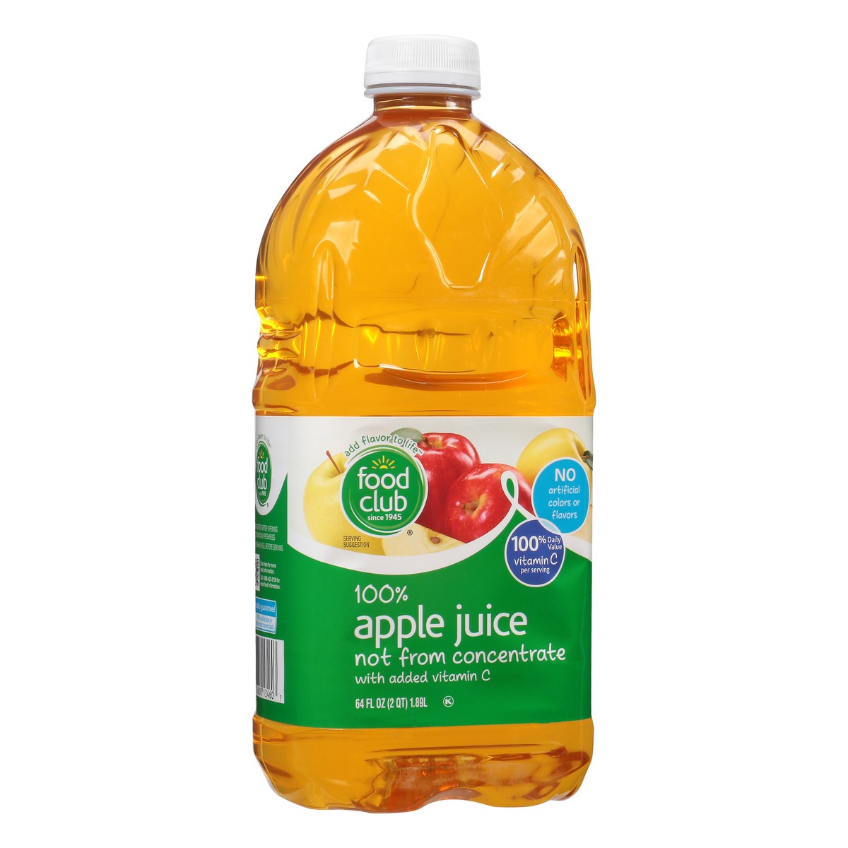 slide 7 of 12, Food Club 100% Apple Juice - 64 fl oz, 64 fl oz