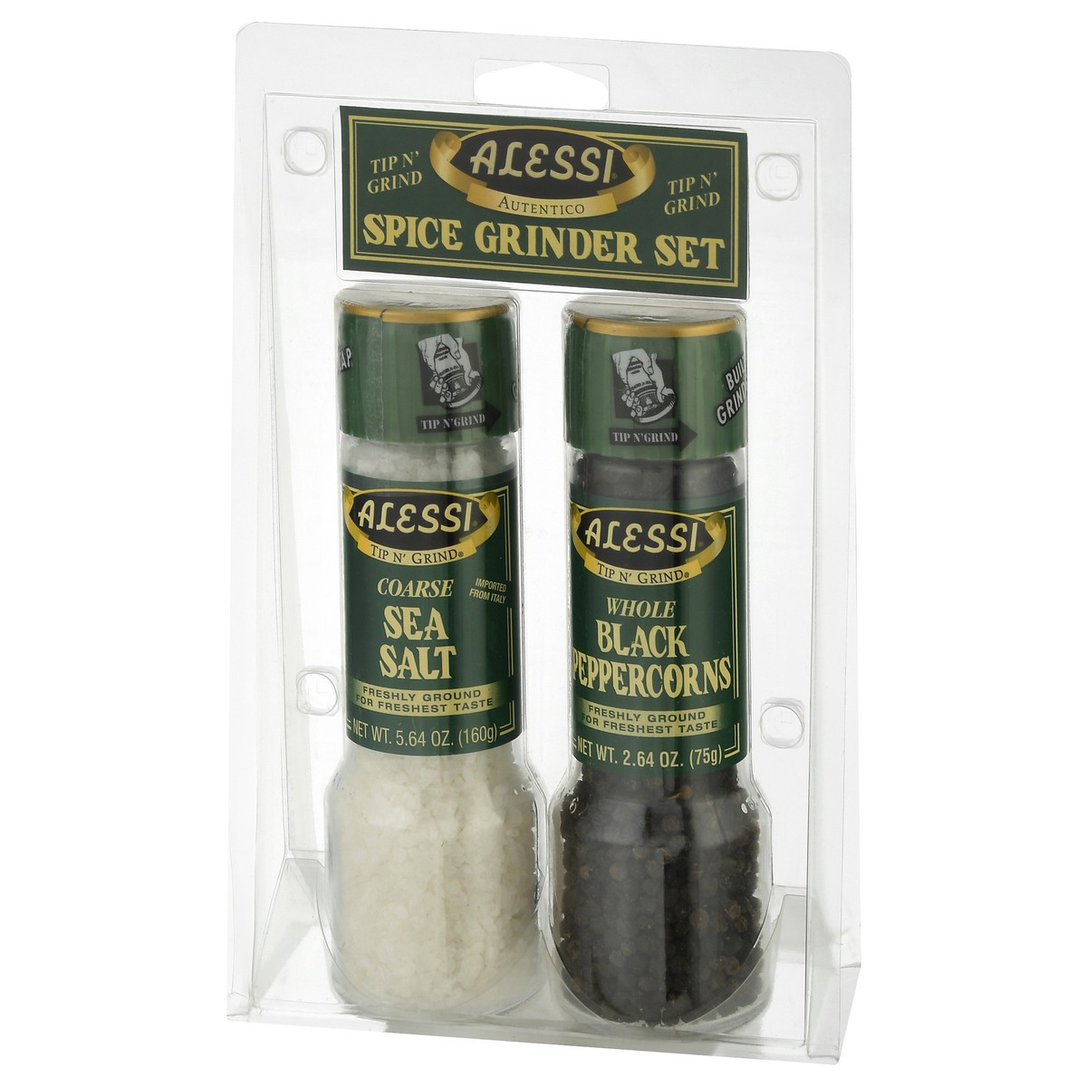 slide 2 of 11, Alessi Small Salt & Pepper Grinders Set, 2 ct