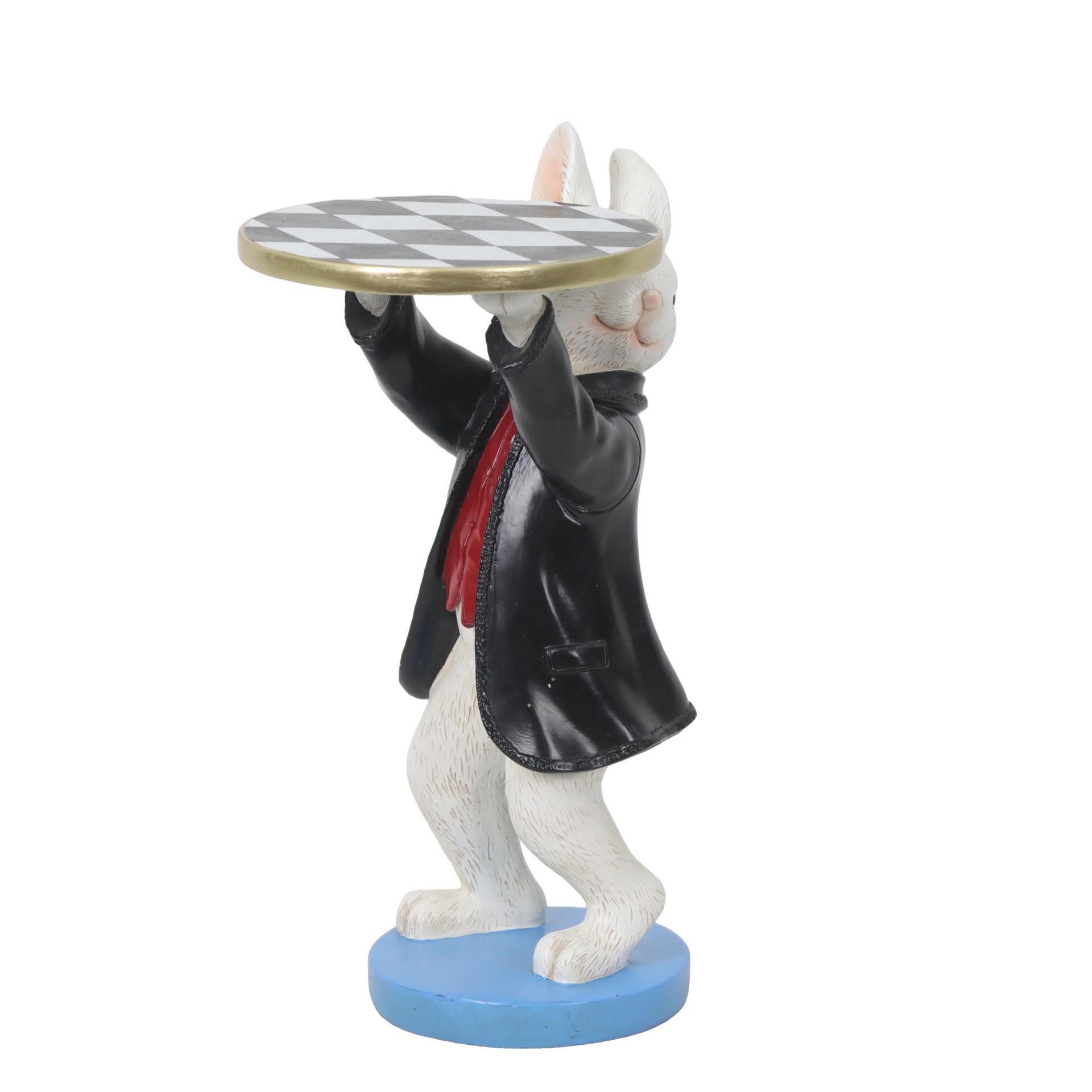 slide 2 of 2, 11.25" Rabbit With Plate Tabletop Decor By Ashland, 11.25 in