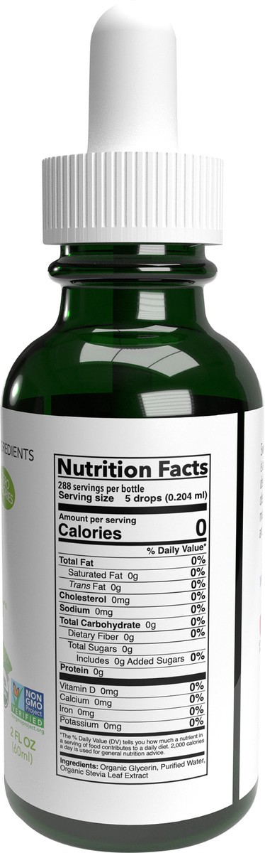 slide 4 of 9, SweetLeaf Stevia Sweetener, Organic, Steviaclear 2 Fl Oz, 2 fl oz