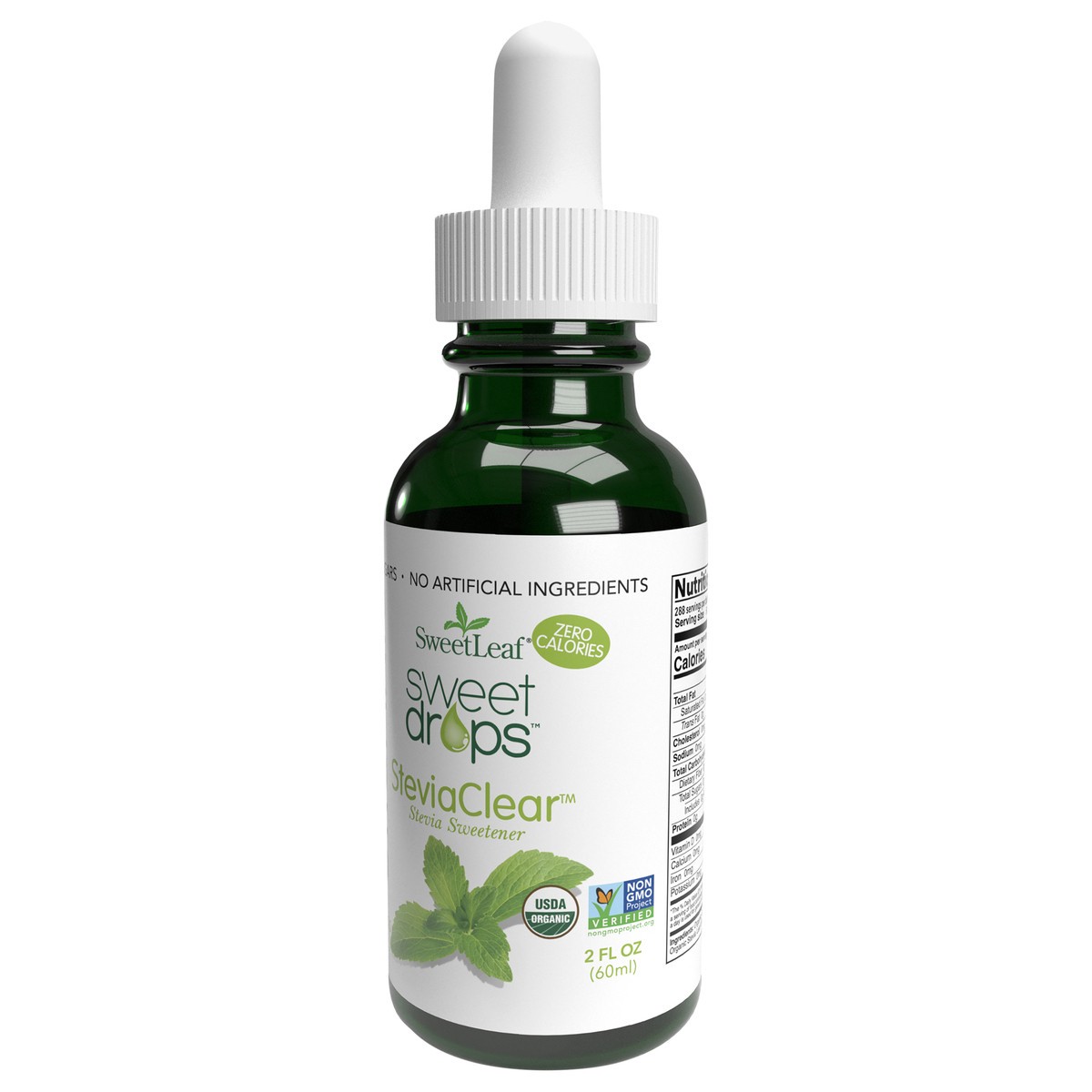 slide 6 of 9, SweetLeaf Stevia Sweetener, Organic, Steviaclear 2 Fl Oz, 2 fl oz