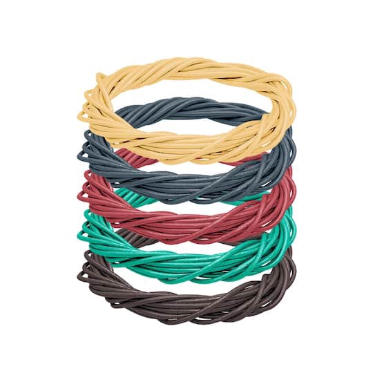 slide 1 of 4, 1.5mm Light Round Leather Cord Assortment By Bead Landing, 1.5mm