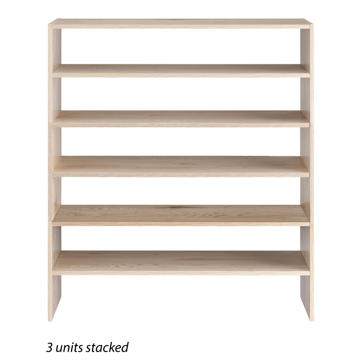 slide 4 of 13, Whitmor White Oak Horizontal 31 Inch Shelf Stacker 1 Each, 1 ct