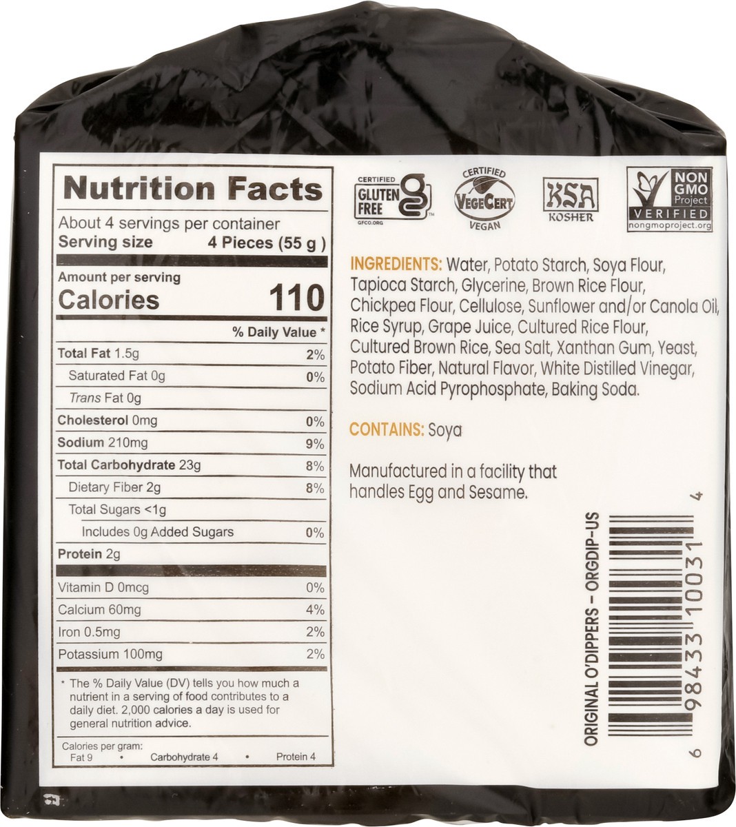 slide 5 of 9, O'Doughs Naan Style Original O' Dippers 7.4 oz, 7.4 oz