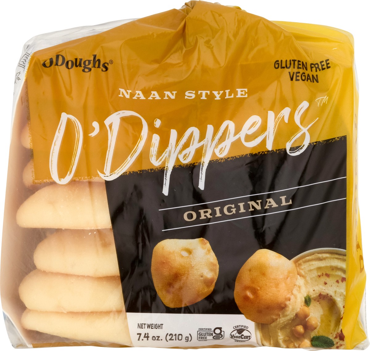 slide 6 of 9, O'Doughs Naan Style Original O' Dippers 7.4 oz, 7.4 oz
