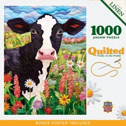 Masterpieces Quilted 1000 Piece Puzzle: Frolic in the Fields