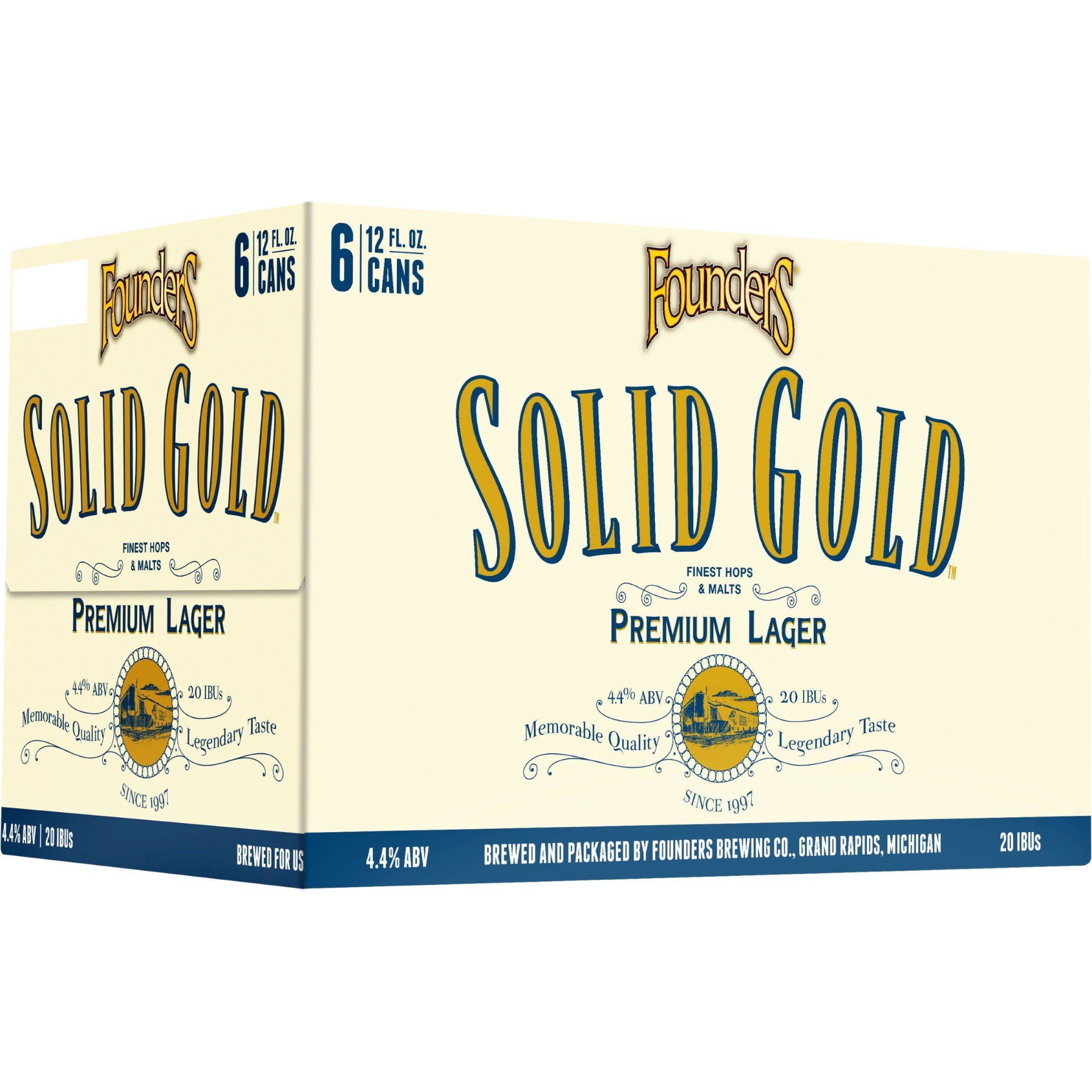 slide 1 of 4, Founders Brewing Co. Brewing Co. Solid Gold, 12 oz