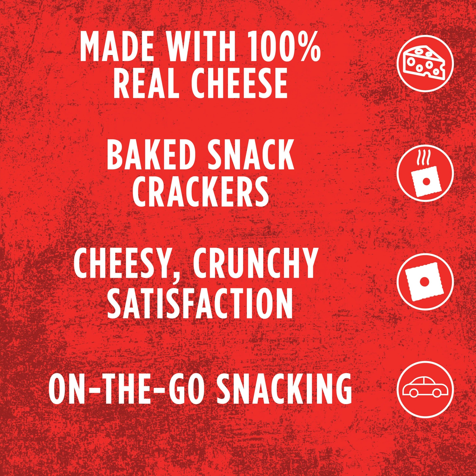 slide 4 of 7, Cheez-It Cheese Crackers, Baked Snack Crackers, White Cheddar, 12.4 oz