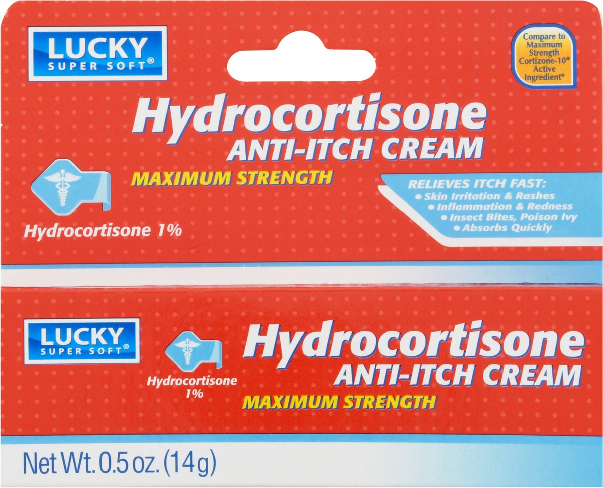 slide 6 of 11, Lucky Super Soft Anti-Itch Cream Maximum Strength Hydrocortisone 0.5 oz, 0.5 oz