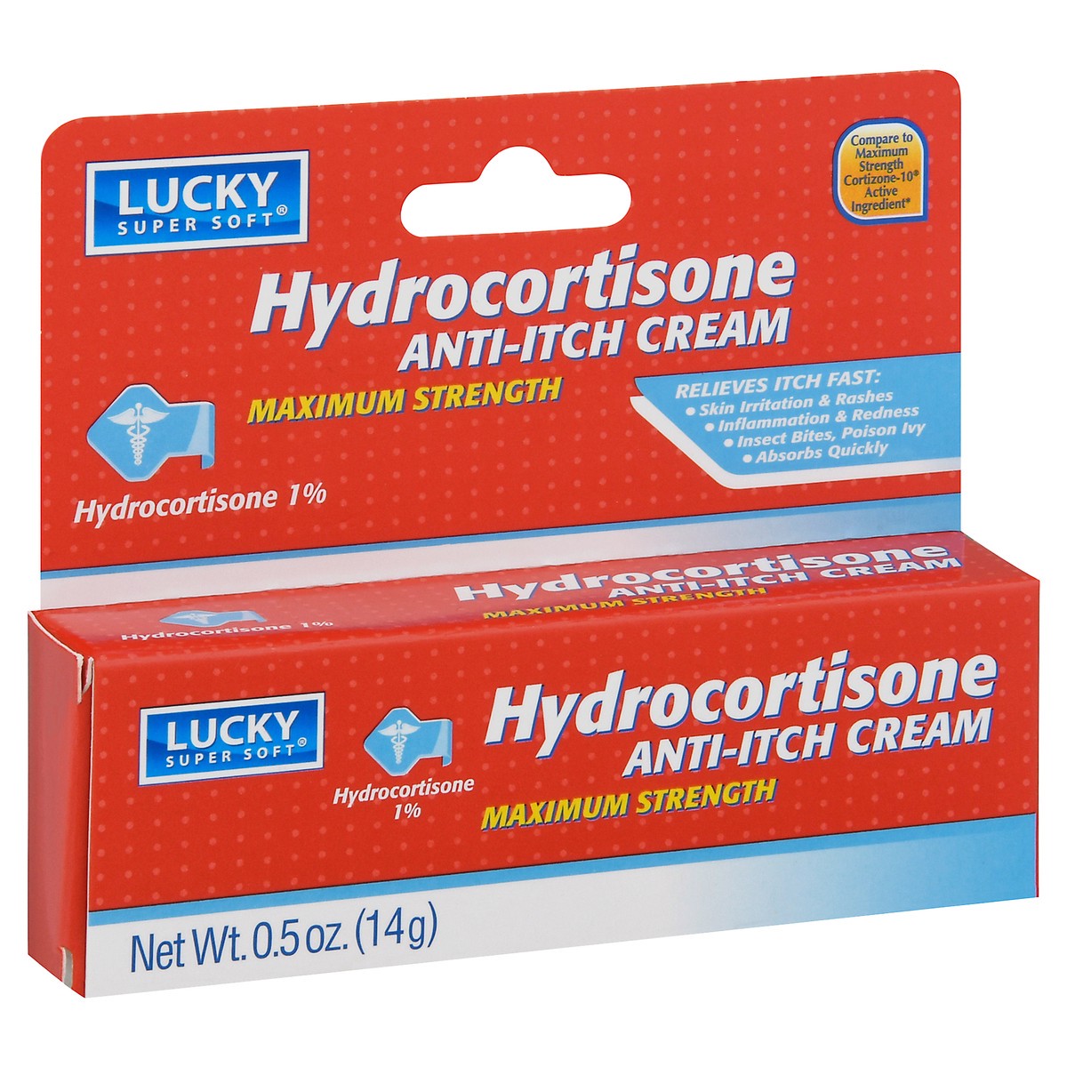 slide 8 of 11, Lucky Super Soft Anti-Itch Cream Maximum Strength Hydrocortisone 0.5 oz, 0.5 oz