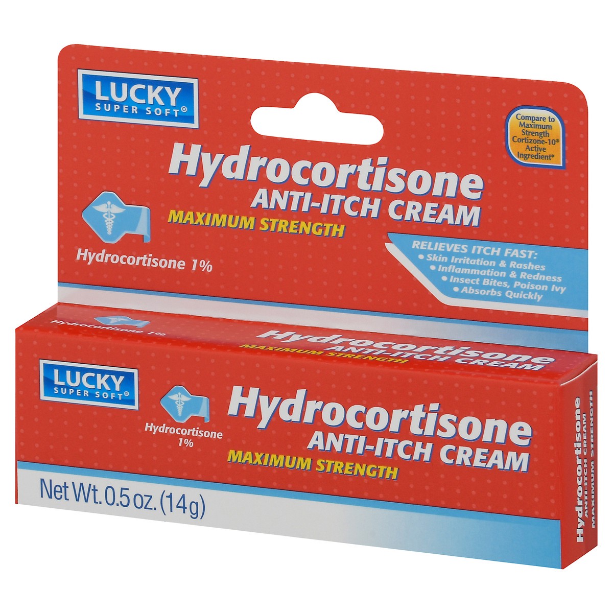 slide 4 of 11, Lucky Super Soft Anti-Itch Cream Maximum Strength Hydrocortisone 0.5 oz, 0.5 oz