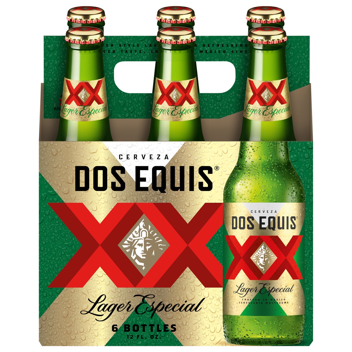 slide 1 of 1, Dos Equis Lager Especial Beer 6 - 12 fl oz Bottles, 12 oz