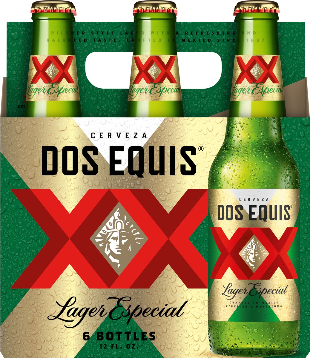 slide 1 of 5, Dos Equis Lager Especial Beer 6 - 12 fl oz Bottles, 6 ct; 12 oz