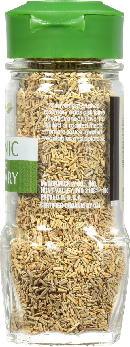 slide 3 of 7, McCormick Gourmet Organic Crushed Rosemary, 1 oz, 1 oz