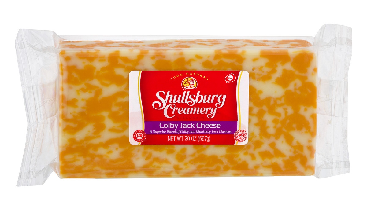 slide 1 of 1, Shullsburg Creamery Colby Jack Cheese, 20 oz