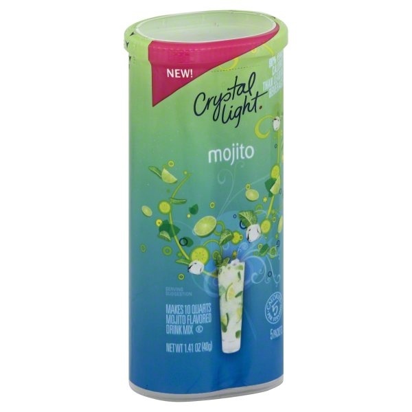 slide 1 of 1, Crystal Light Drink Mix, Mojito Flavored - 1.9 oz, 1.9 oz