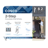 slide 4 of 9, Cosco Big Step 2-Step Folding Step Stool - Platinum/Black, 34.65 in x 17.2 in x 22.84 in