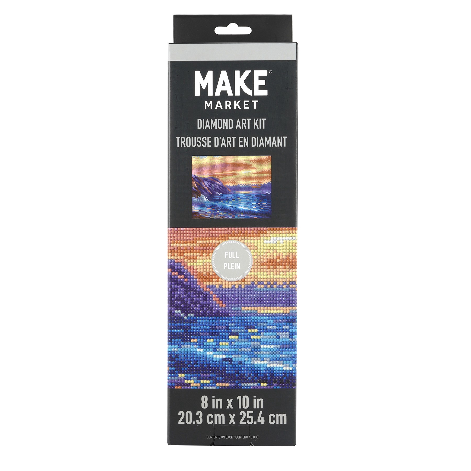 slide 2 of 5, Seascape Painting Diamond Art Kit By Make Market, 8 in x 10 in